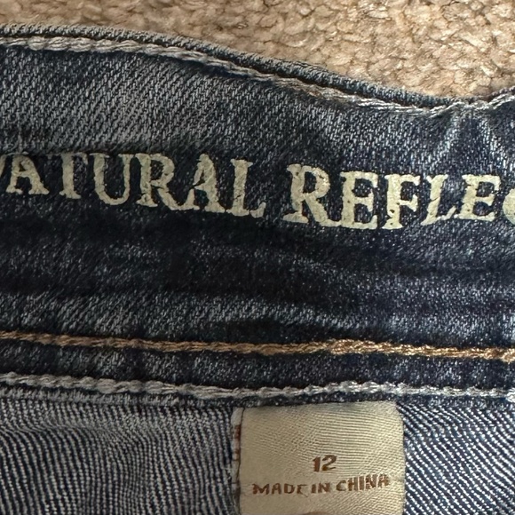 Natural Reflections, 12, Classic Blue Denim Jean Shorts - Picture 3 of 5
